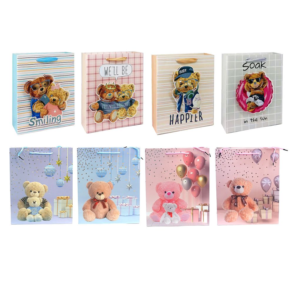 Ukrasna vrećica Medvjedići 32x10x26cm slika 1