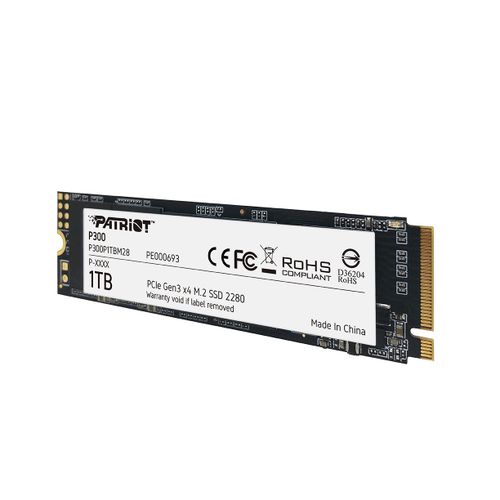 Patriot P300 1TB M.2 NVMe SSD PCIe Gen 3 x4 slika 3