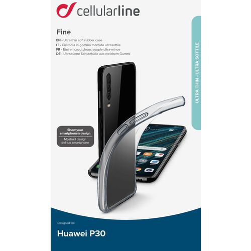 Cellularline Fine silikonska maskica za Huawei P30 slika 3
