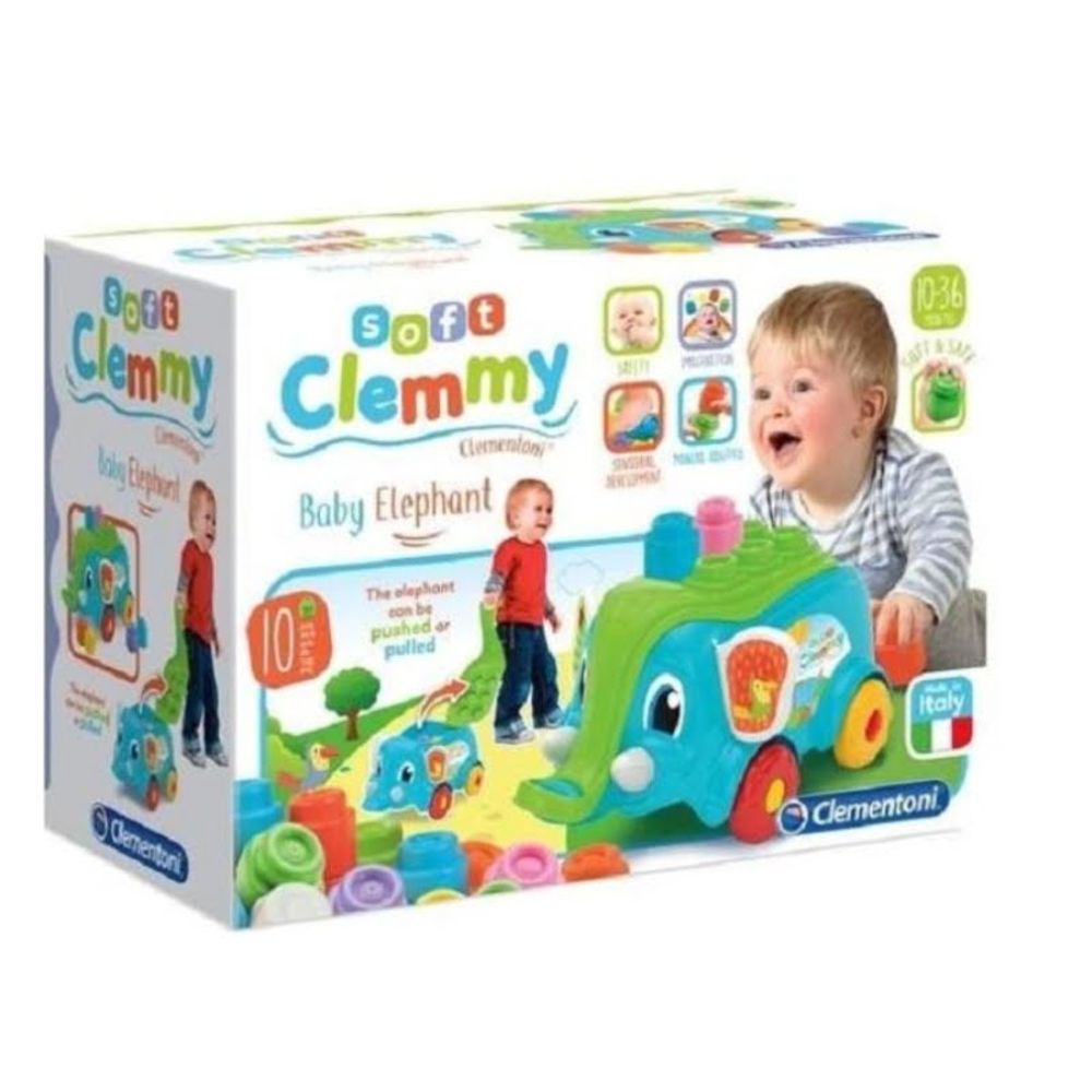 Clementoni Soft Clemmy Slon sa kockama slika 1