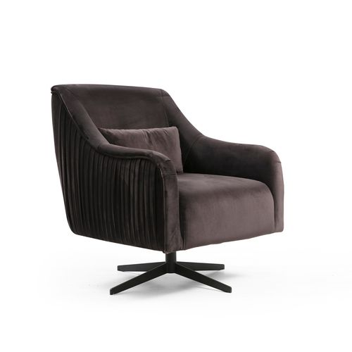 Atelier Del Sofa Fotelja wing LONDON, London - Black slika 3