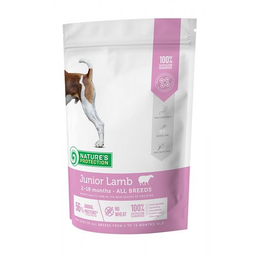 Nature's Protection Super Premium All Breed Junior Jagnjetina, hrana za štence 7.5 kg slika 1