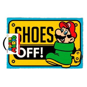 PYRAMID SUPER MARIO (SHOES OFF COLOUR) DOOR MAT