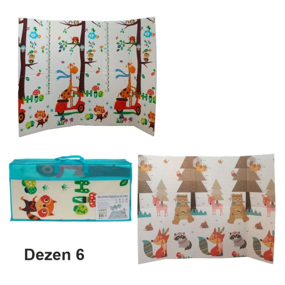 Sklopiva Dvostrana podloga za igru 200x150cm, 1kom slika 6