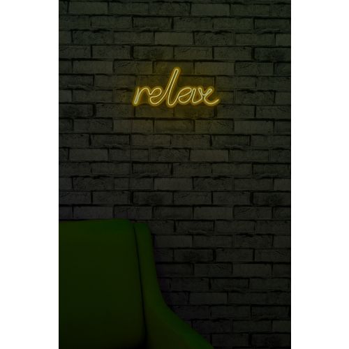 Wallity Ukrasna plastična LED rasvjeta, Relax - Yellow slika 2