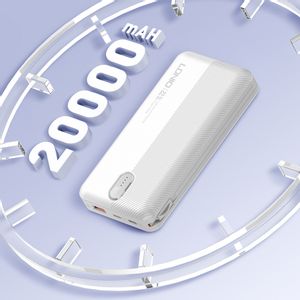 LDNIO Power Bank 20000mAh 22,5W s ugrađenim kabelima