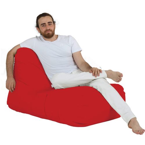Atelier Del Sofa Vreća za sjedenje, Trendy Comfort Bed Pouf - Red slika 1
