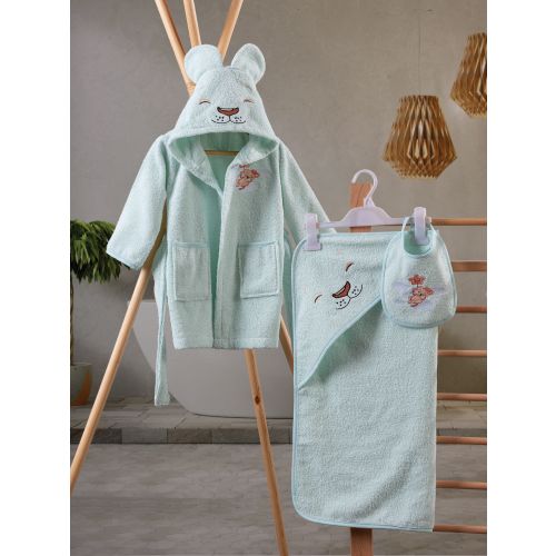 Colourful Cotton Set za kupanje bebe Aslan slika 1