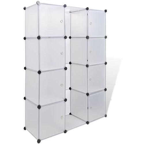 Modularni Kabinet s 9 Odjeljaka 37 x 115 x 150 cm Bijeli slika 9