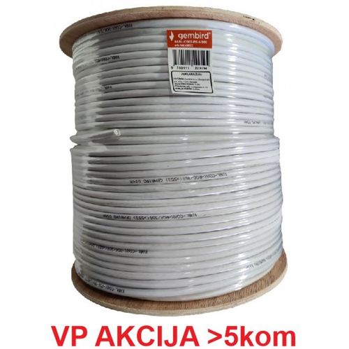 KABL-COAX-RG6/300 * white (X553) koaksialni kabl RG6 bez konektora, conductivity18%,6.5mm,300m 3721 slika 3