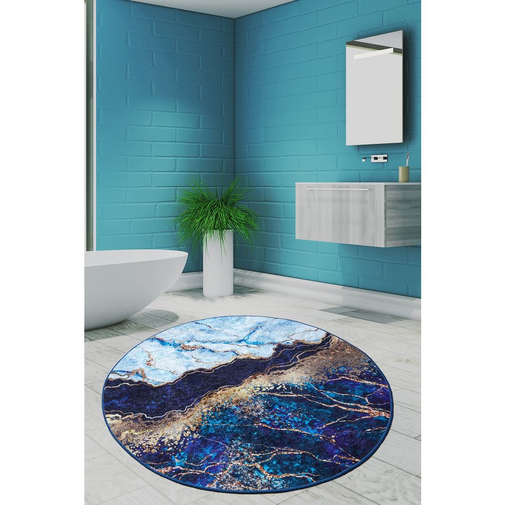 Tepih 'Ocean' Multicolor - Promjer 100 cm slika 1