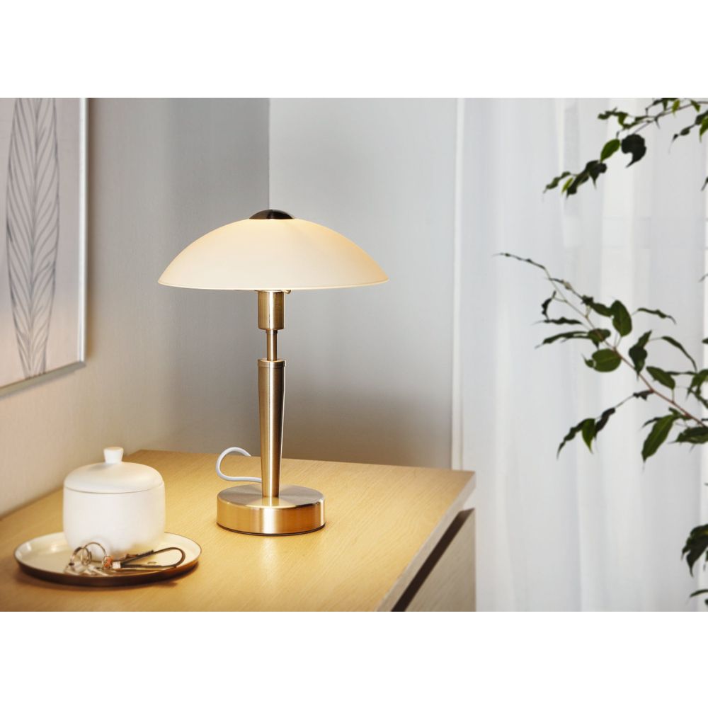 Eglo Solo 1 stol.lampa/1 h350 sa senz. Na dodir, nikl-mat  slika 2