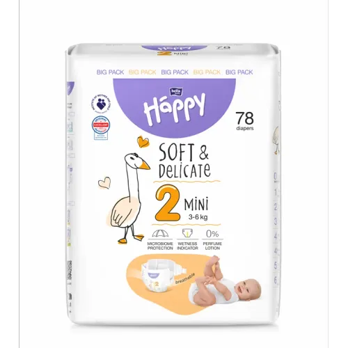 Bella Baby Happy dječje pelene Mini-2, 78 pelena slika 1