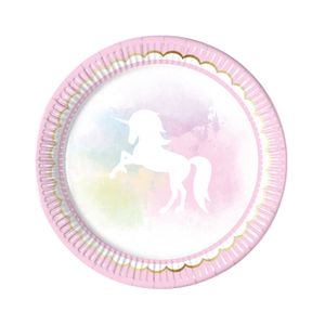 Papirni Tanjur Unicorn 23 cm - 8 komada