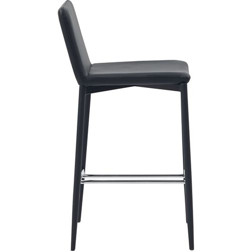 Barski stolci od umjetne kože 2 kom crni slika 31