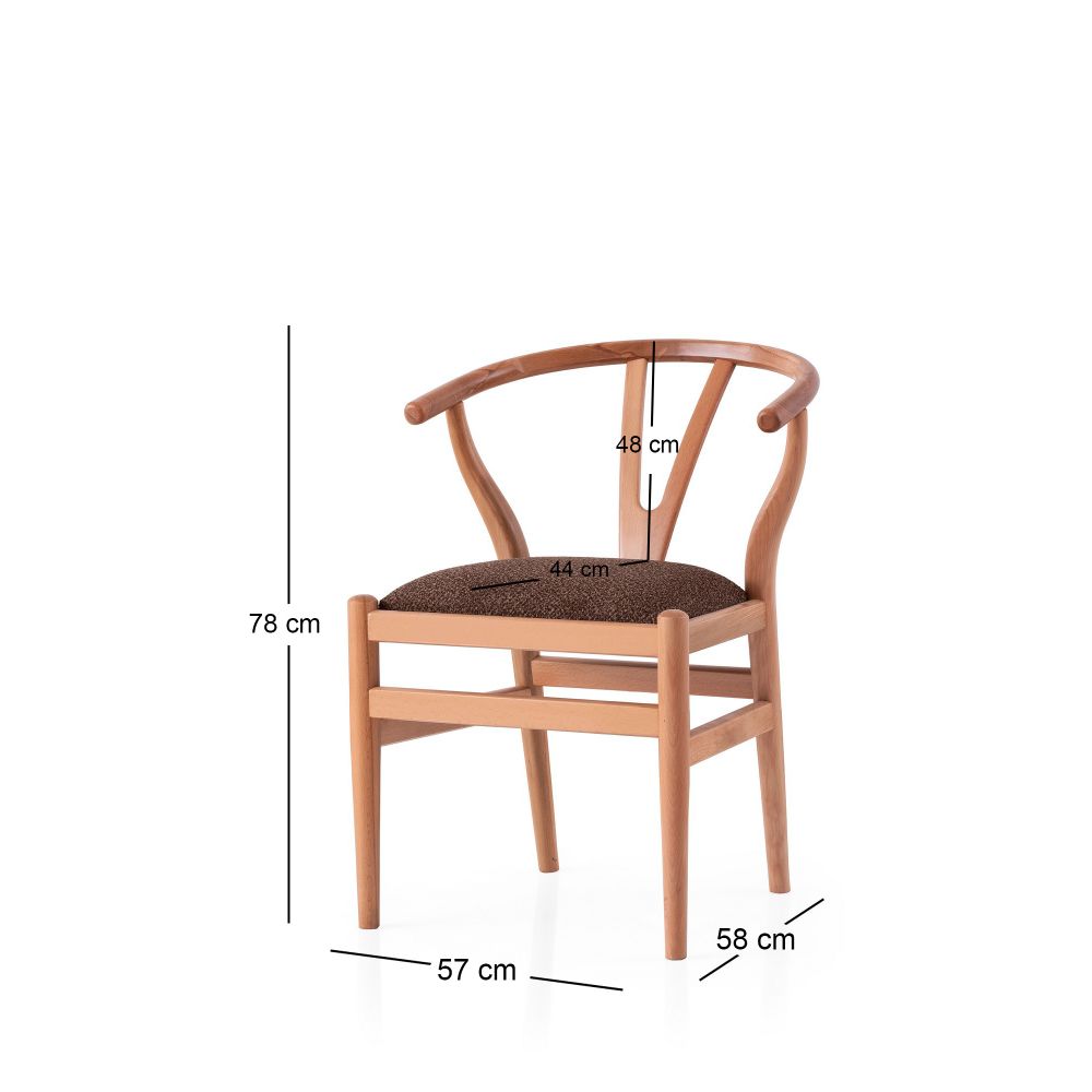 Magma - 4401 Oak Brown Chair slika 3
