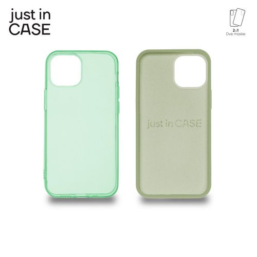 2u1 Extra case MIX paket ZELENI za iPhone 13 Mini slika 2