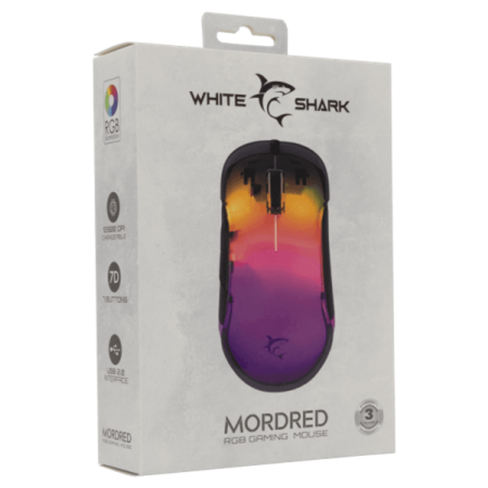 White Shark Miš GM-5017 MORDRED, Crna slika 5