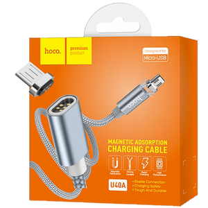 hoco. USB kabl za smartphone, metal magnetic, micro USB, 2.0 A - U40A Magnetic microUSB
