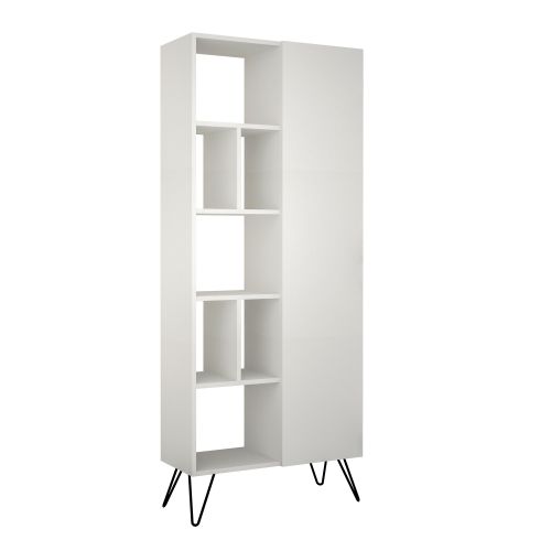 Woody Fashion Polica za knjige, Bijela boja, Jedda Bookcase - White slika 3