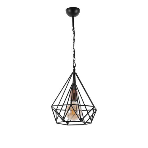 Pramit 1 Siyah Tekli Sarkıt Black Chandelier slika 2