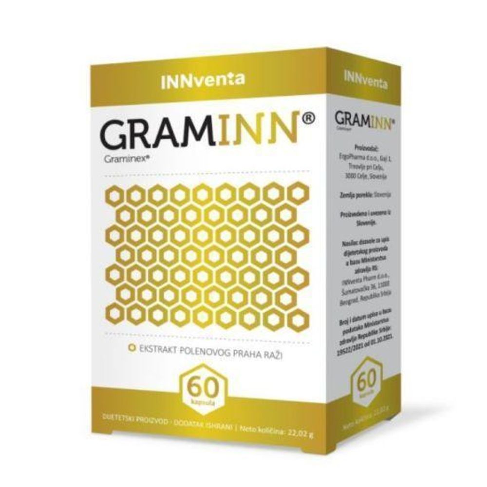 GRAMINN KAPS A 60 - Ekstrakt Polenovog Praha Raži slika 1