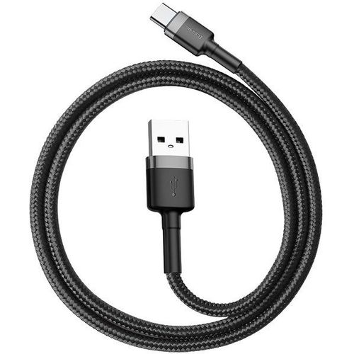 Baseus Cafule kabel USB-C 3A 0.5m (siva+crna) slika 5