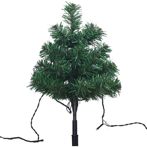 Božićna drvca za stazu 6 kom tople bijele LED žarulje 45 cm PVC slika 6