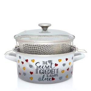 Metalac Friteza Tajni sastojak sa staklenim poklopcem 24 cm/ 4.4 l