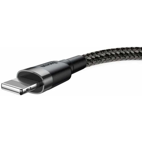 Baseus Cafule USB Lightning kabel 2.4A 50 cm (sivo+crno) slika 3