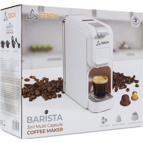 SBOX Coffee aparat 3u1 CM-719 BARISTA bijeli slika 7