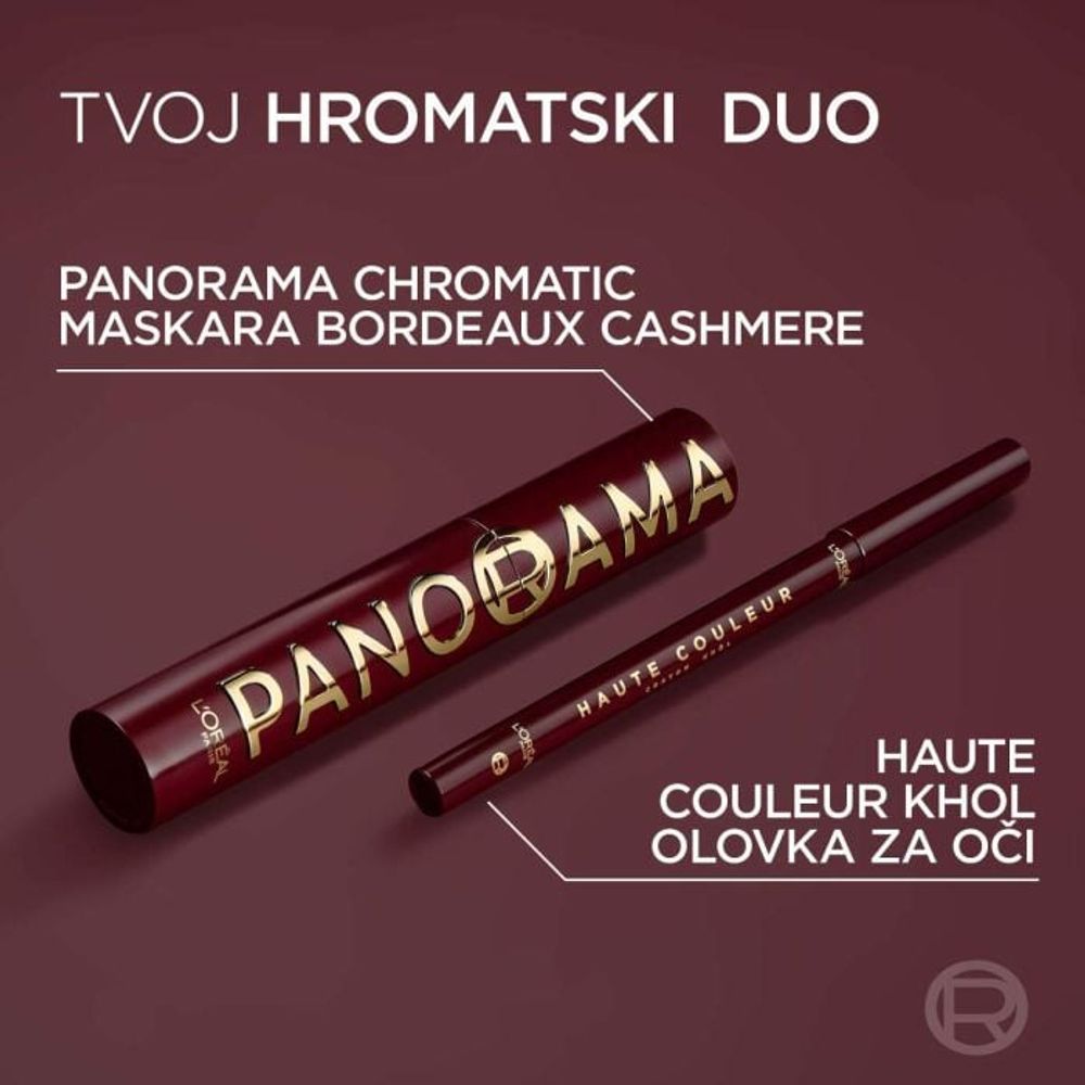 L'Oréal Paris Maskara Volume Panorama Bordeaux slika 8
