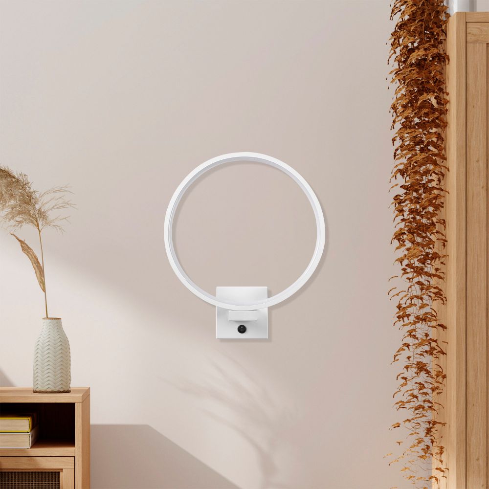 Halka - 13310 Bijela Zidna Lampa slika 4