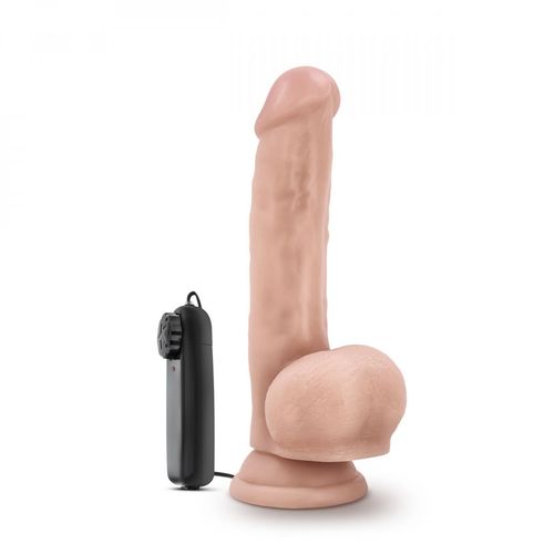 Vibrirajući dildo Dr. Skin - Dr. Jay, 22 cm, boja kože slika 3