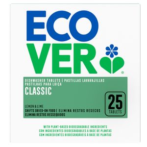Ecover Tablete za strojno pranje posuđa classic, 25 komada