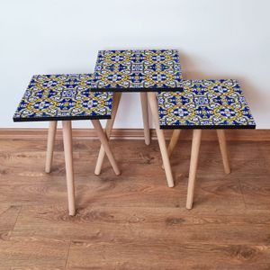 Nesting Table Set (3 komada) - Različite Boje