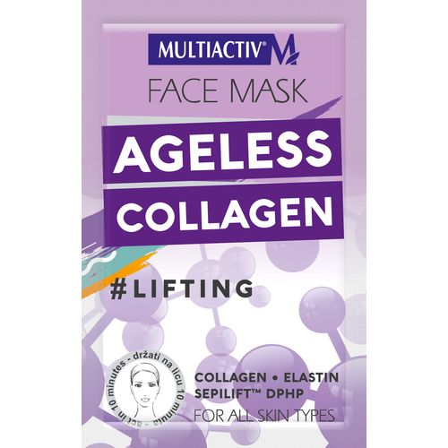 Multiactiv AGELESS COLLAGEN maska za lice 7.5ml slika 1