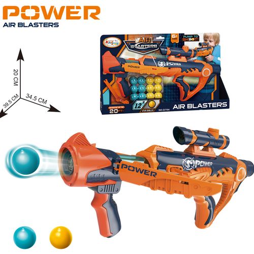 Airblasters power igračka sa lopticama narandžasti slika 1