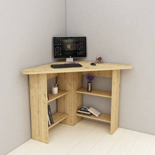 Corner - Sapphire Oak Sapphire Oak Study Desk slika 2