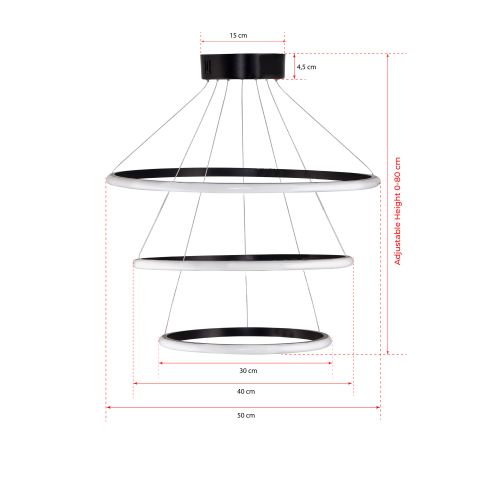 Opviq Ursae Black-White Light Black Luster slika 9