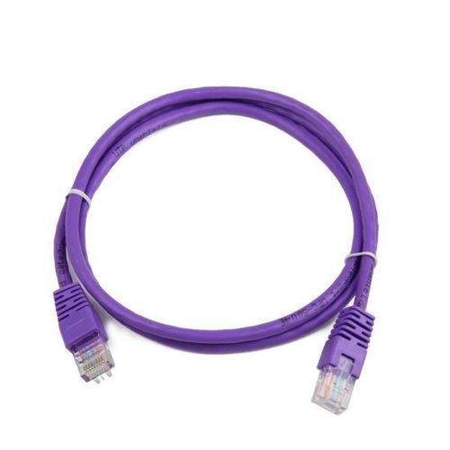 PP12-1M/V Gembird Mrezni kabl, CAT5e UTP Patch cord 1m purple slika 1