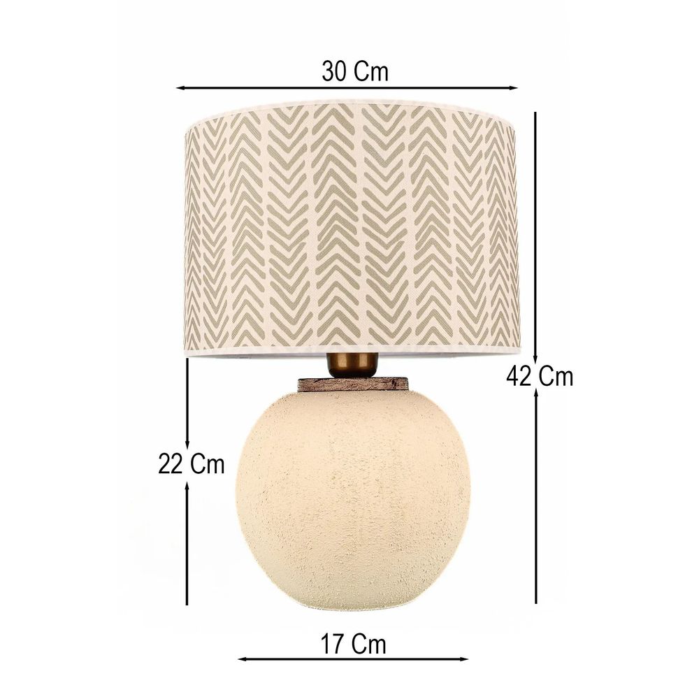 BK061 Bijela Stolna Lampa slika 2