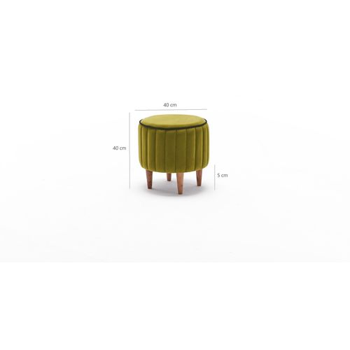 Lindy Puf - Green Green Pouffe slika 8