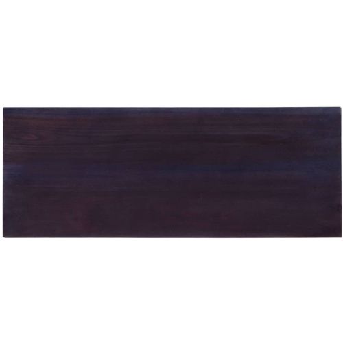 Konzolni stol boja crne kave 90 x 30 x 75 cm od drva mahagonija slika 32