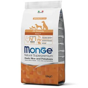 MONGE dog ALL MONO ADULT Duck&r. 15kg