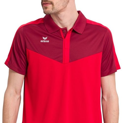 Majica Erima Squad Polo Bordeaux/Crvena slika 3