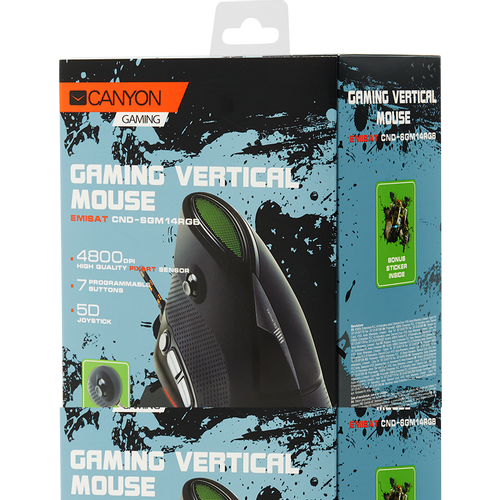 CANYON Emisat GM-14 Wired Vertical Gaming Mouse with 7 programmable buttons slika 7