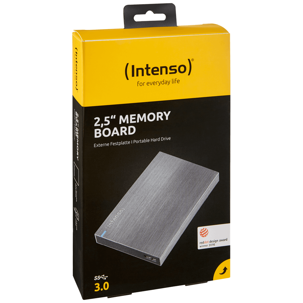 (Intenso) Eksterni Hard Disk 2.5", kapacitet 1TB, USB 3.0, Crna - HDD3.0-1TB/Memory Board slika 1