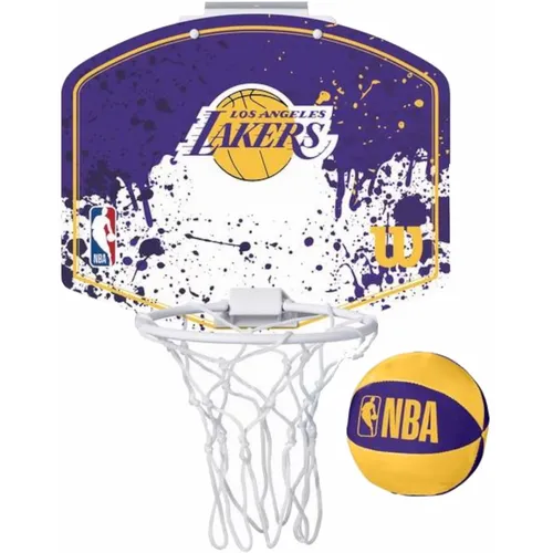 Wilson nba team los angeles lakers mini hoop wtba1302lal slika 2