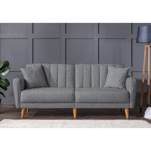 Atelier Del Sofa Aqua-TKM04-94216 Tamno siva garnitura kauča na razvlačenje slika 2